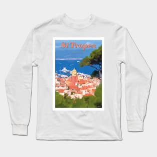 Saint Tropez, French Riviera France Long Sleeve T-Shirt